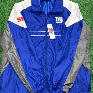 New York Giants Football Windbreaker Mens XXL